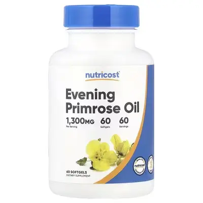 Nutricost Evening Primrose Oil 1300mg Softgels